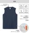 4.3オンス ノースリーブＴシャツ MS1165 【ライフマックス】のサムネイル画像18枚目