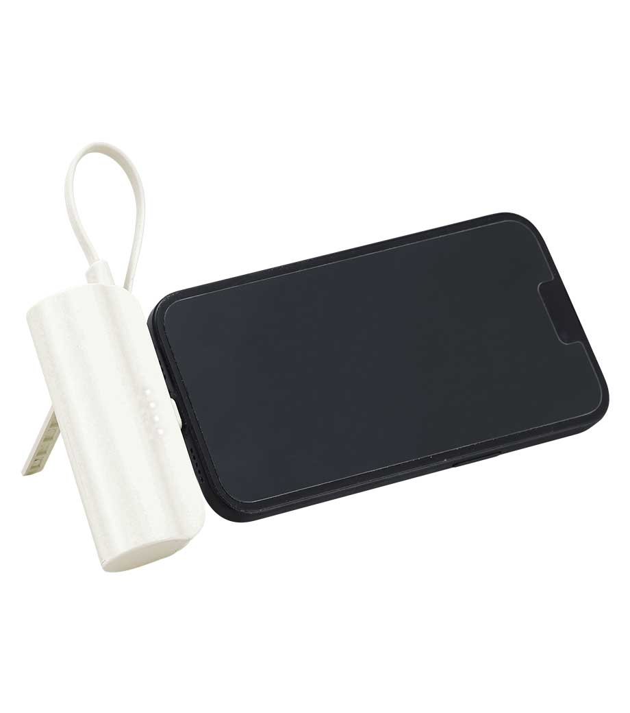 直挿タイプ 5000mAh モバイルバッテリー／PSEマーク付の画像4枚目