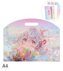 オリジナルクリアファイルバッグ A4 横型【フルカラー】