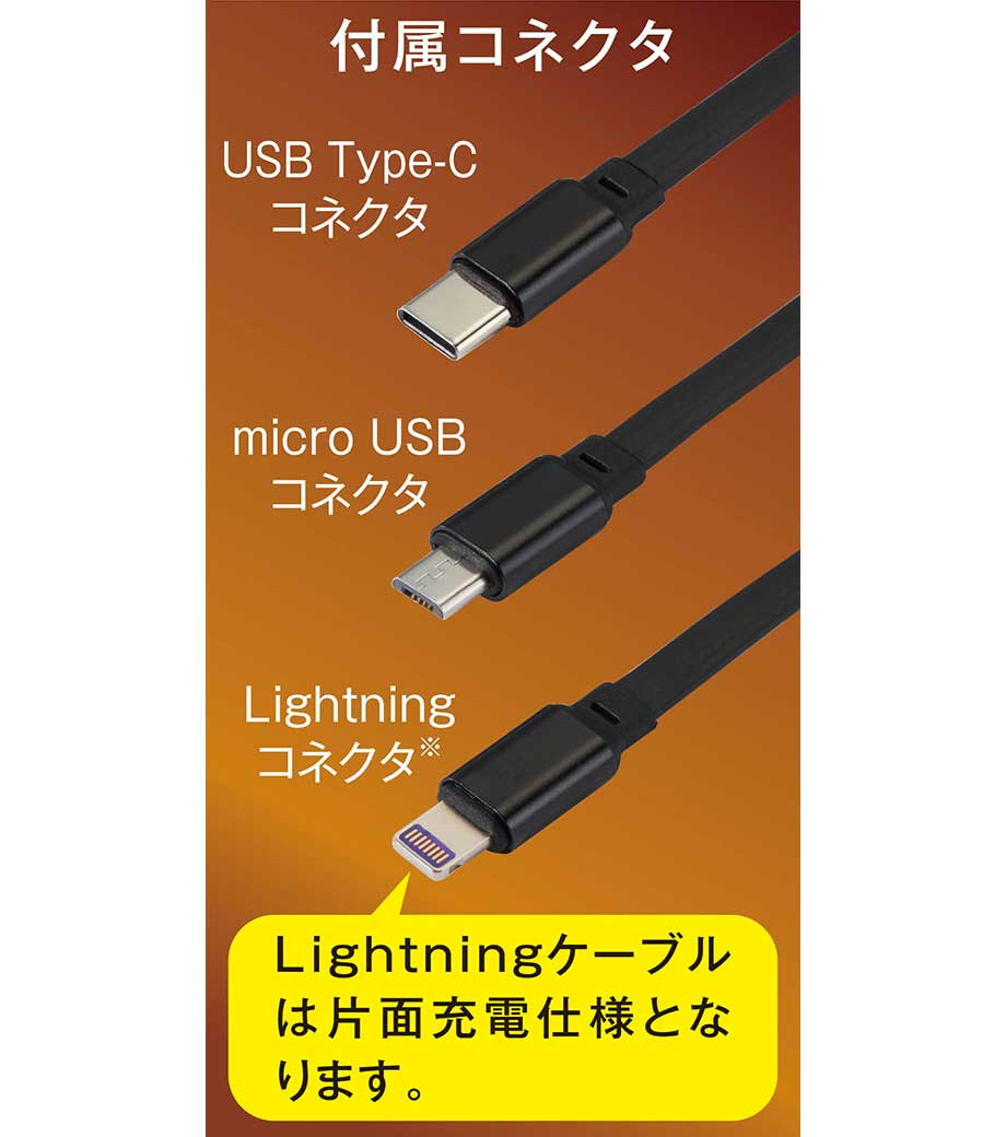 3type充電ケーブルの画像3枚目