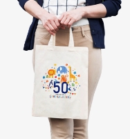 フルカラー印刷対応！記念品・周年グッズに人気のコットントートバッグ