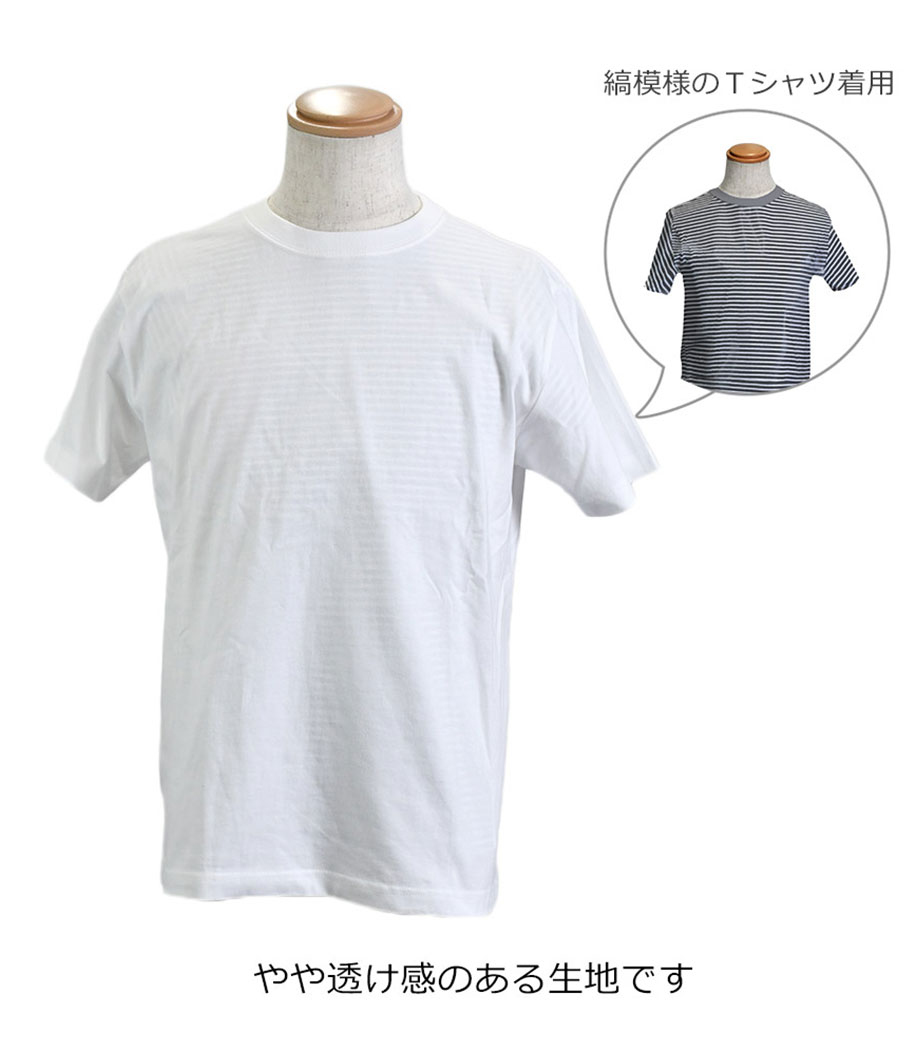 5.6オンス　ハイクオリティーTシャツ（半袖）5001 【ユナイテッドアスレ】の透け感