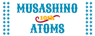 「MUSASHINO ATOMS」のタオルデザインイメージ