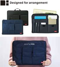 展示会VIP向けにおすすめの高級ノベルティ リヒトラブ バッグ イン バッグ(ワイドタイプ)