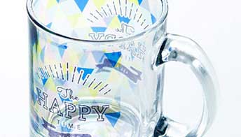 オリジナルガラスマグカップ