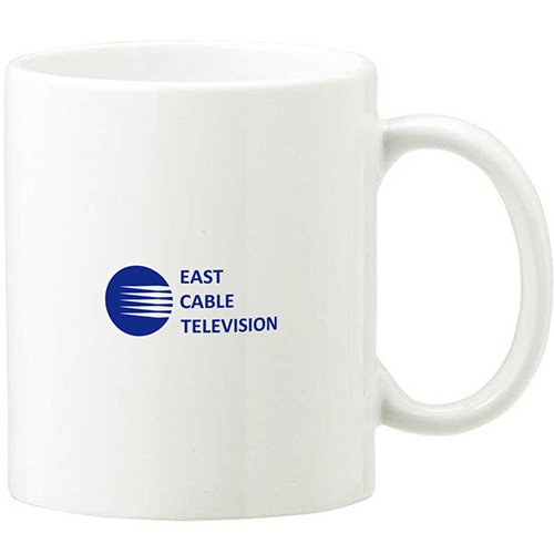 1色、2色パッド印刷のマグカップサンプル画像